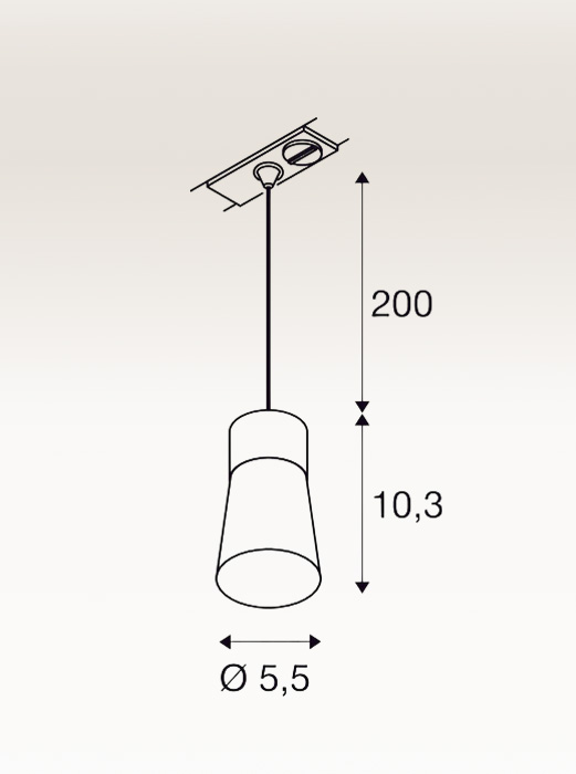 PURI 2.0 Cone pendant