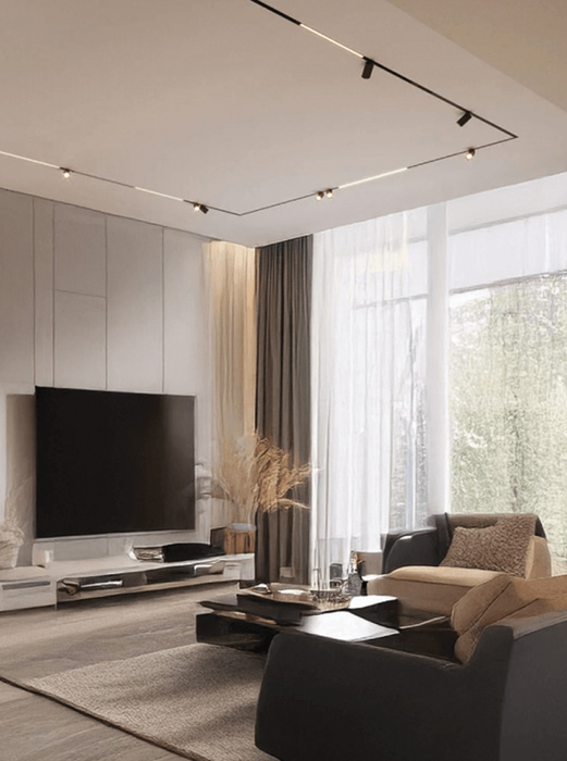 LINEAR MAGNETIC RECESSED TRACK 2084B