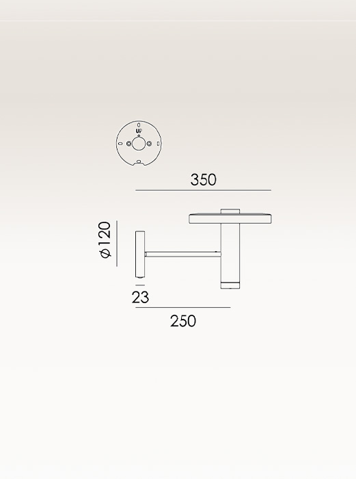 BEADS WALL 35 UPLIGHT