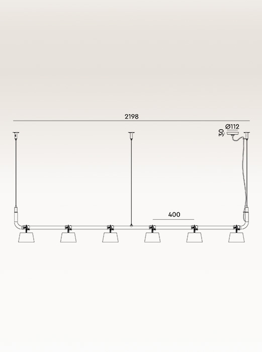 BOLT 12-pack pendant