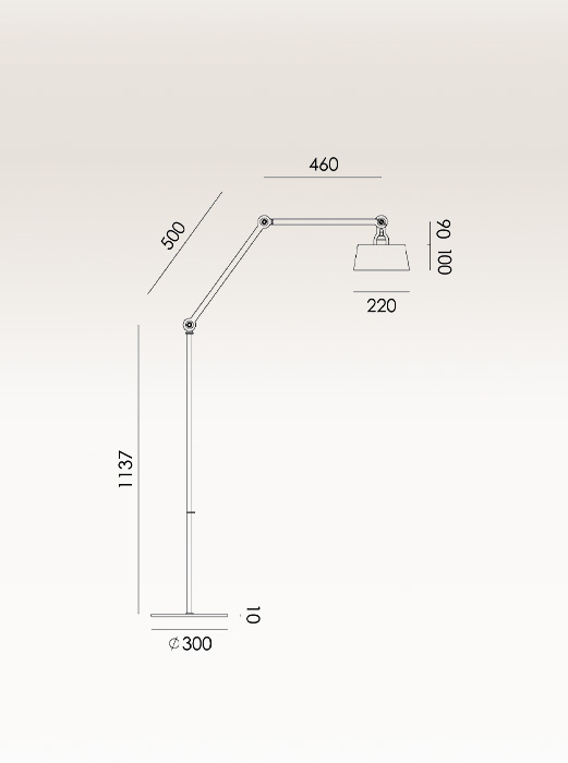 BOLT 2arm floor long upperfit