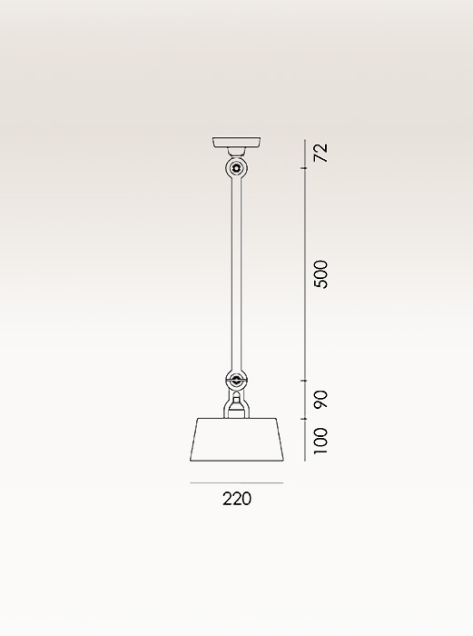 BOLT ceiling 1arm upperfit