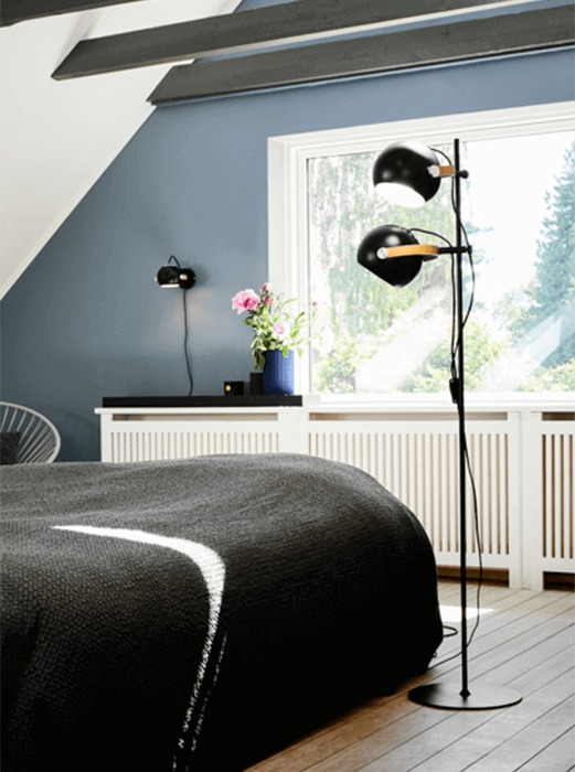 (DC floor lamp Ø180 (2 Arms