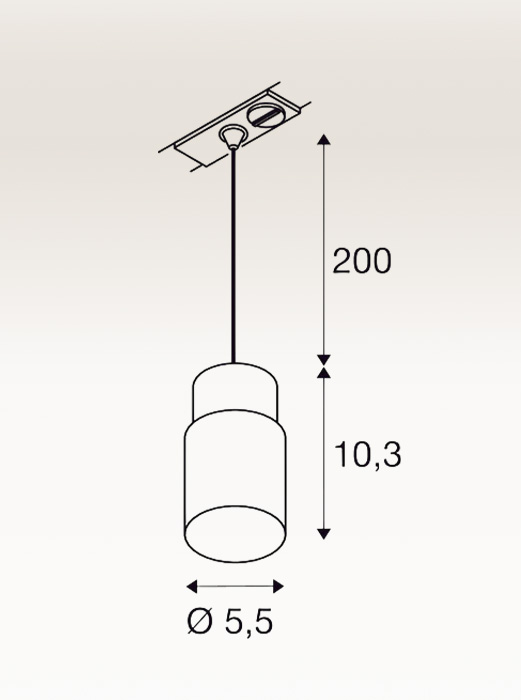 PURI 2.0 Tube pendant