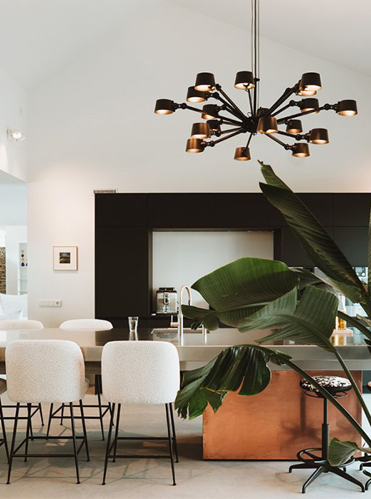 BOLT chandelier 18 arms